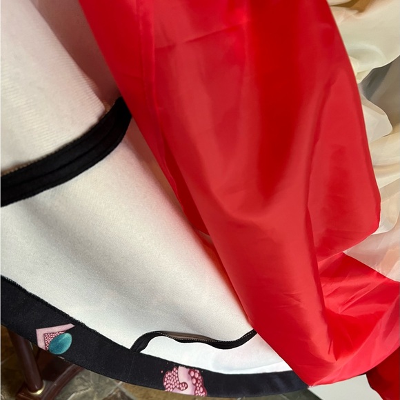 Tendency Ladies XL long coat with lining, black floral - Picture 12 of 12